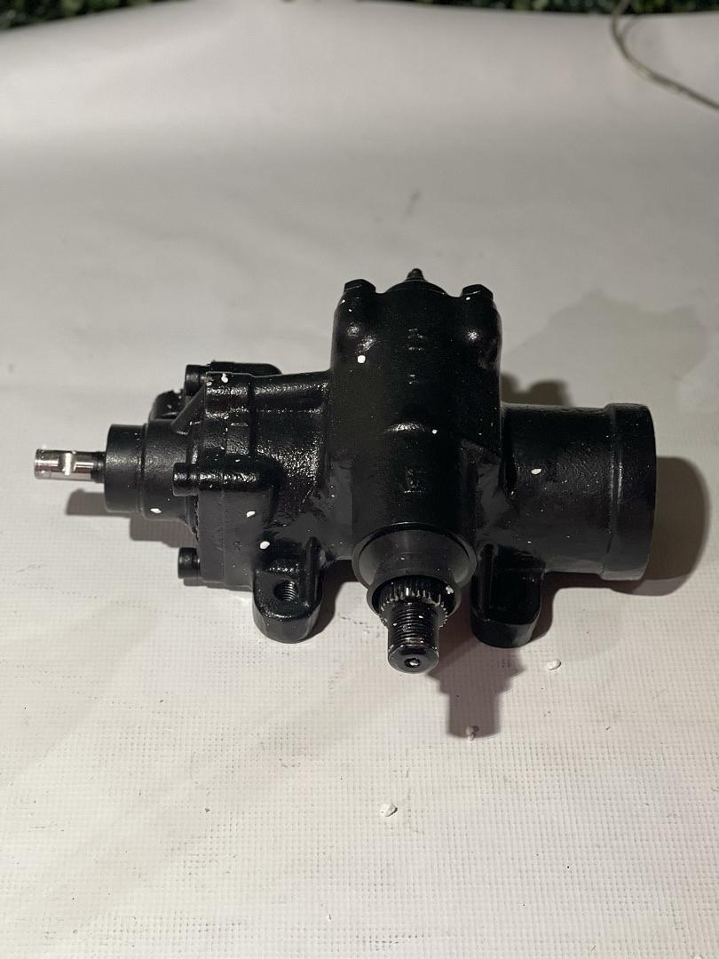 01-06 SILVERADO/SIERRA 1500, 2007 SILVERADO/SIERRA 1500 CLASSIC PAINTED BLACK STEEL POWER STEERING GEARBOX