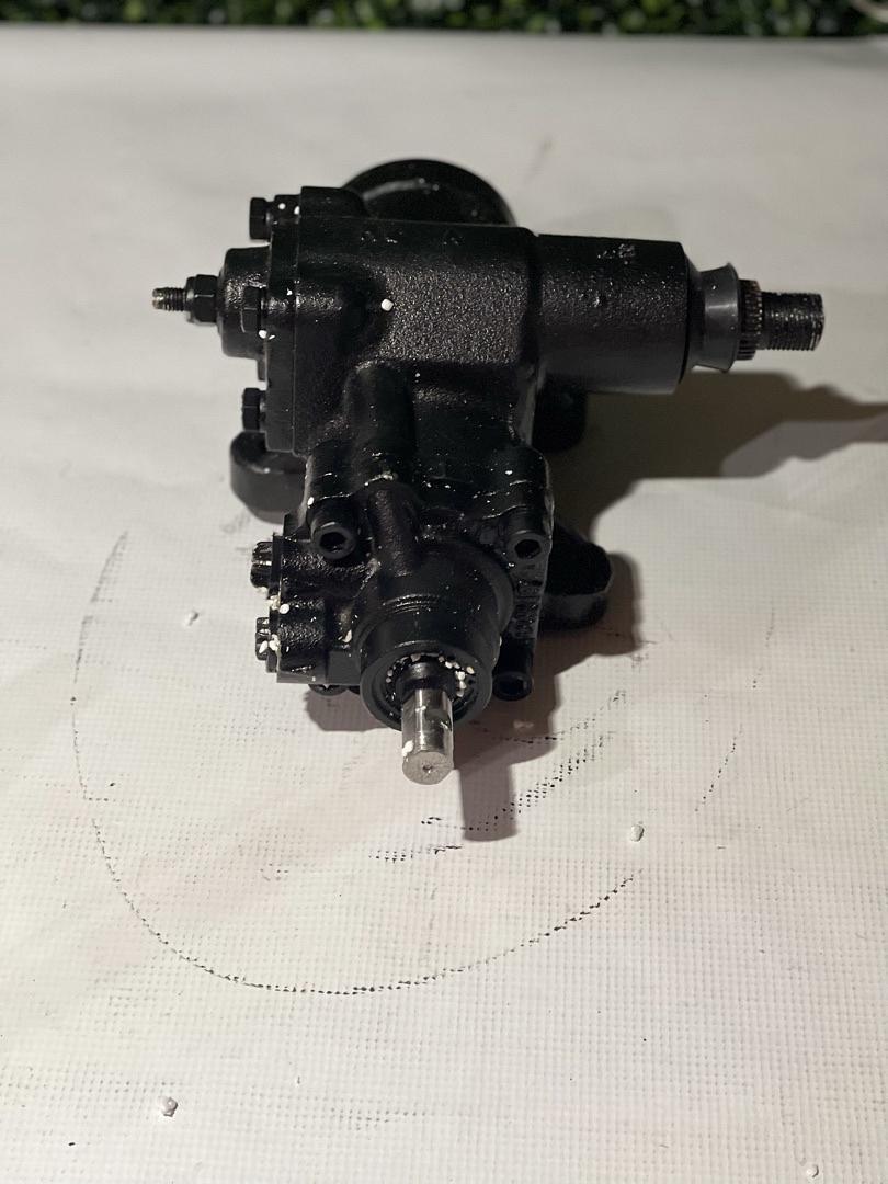 01-06 SILVERADO/SIERRA 1500, 2007 SILVERADO/SIERRA 1500 CLASSIC PAINTED BLACK STEEL POWER STEERING GEARBOX