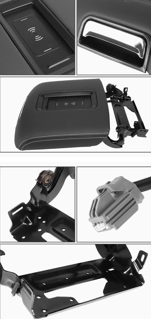 15-20 CHEVY SUBURBAN / GMC YUKON XL CENTER CONSOLE LID W/WIRELESS CHARGER