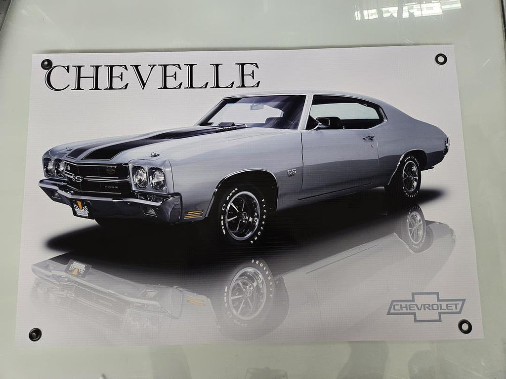 Chevy Chevelle Poster - Gray