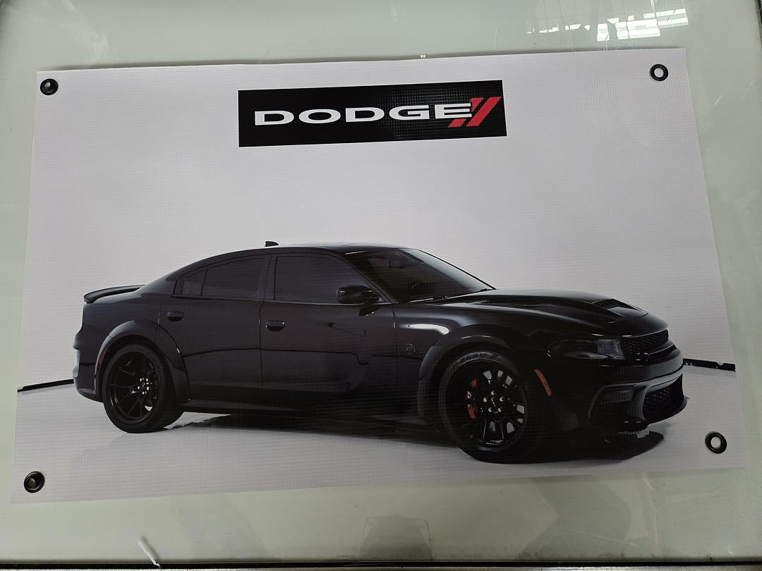 Dodge Hellcat Blk Poster