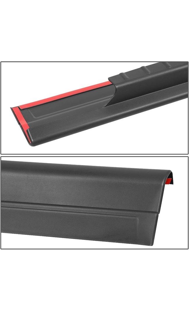04-06 SIERRA/SILVERADO 1500,01-06 SIERRA/SILVERADO 2500HD 3500 CREW CAB PICKUP MATTE BLACK TEXTURED ROCKER PANEL/SILL PLATE COVER TRIM