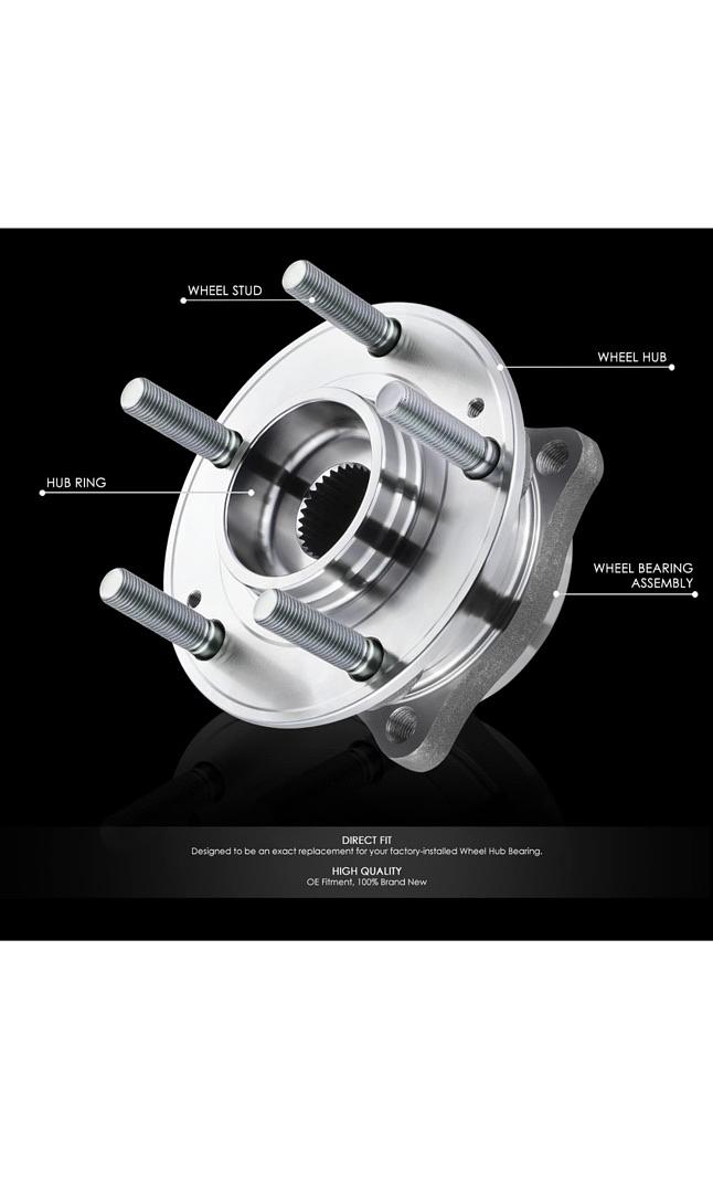 15-19 SONATA / 16-21 TUCSON / 2019 VELOSTER / 17-20 CADENZA / 16-20 OPTIMA / 17-22 SPORTAGE FRONT WHEEL BEARING HUB ASSEMBLY