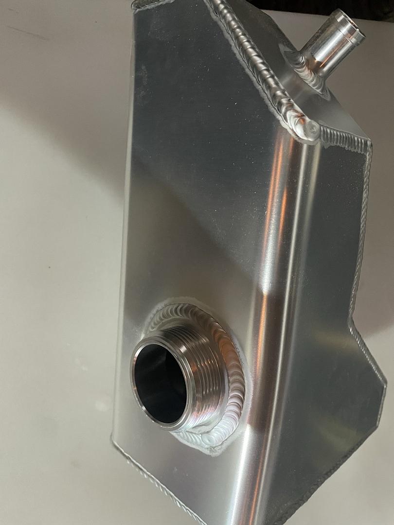 ALUMINUM COOLANT EXPANSION OVERFLOW TANK FOR 10-13 FORD MUSTANG
