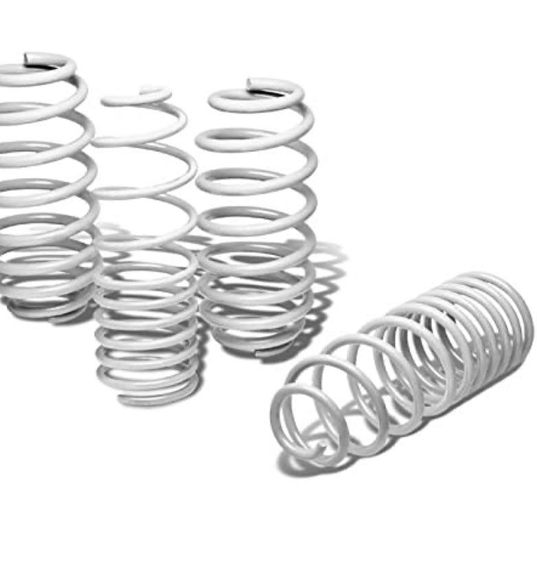 10-13 NISSAN MARCH LOWERING SPRING-WHITE 4PCS
