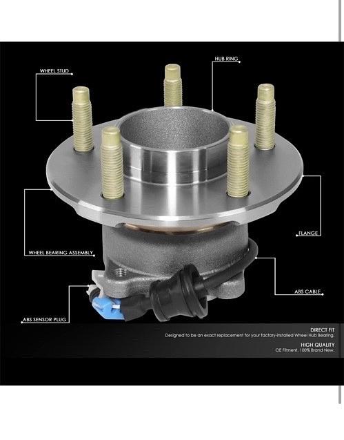 02-07 SATURN VUE /05-06 EQUINOX /2006 TORRENT REAR WHEEL BEARING HUB ASSEMBLY W/ABS SENSOR