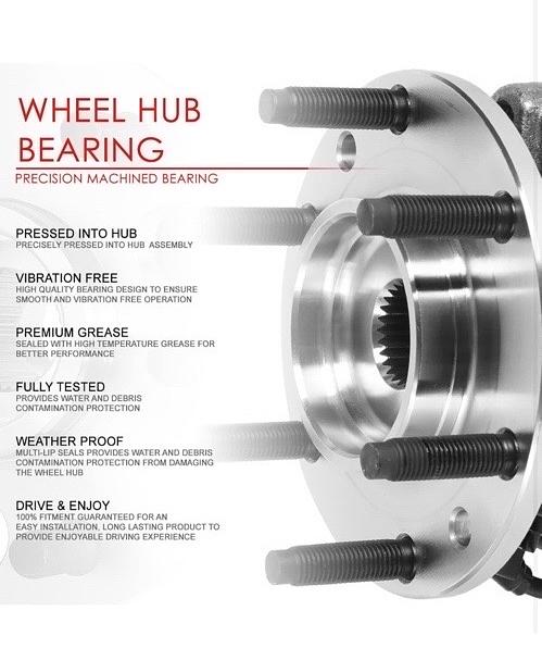 02-07 SATURN VUE /05-06 EQUINOX /2006 TORRENT REAR WHEEL BEARING HUB ASSEMBLY W/ABS SENSOR