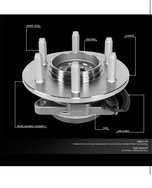 2003-2006 EXPEDITION/NAVIGATOR REAR WHEEL BEARING HUB ASSEMBLY W/ABS SENSOR