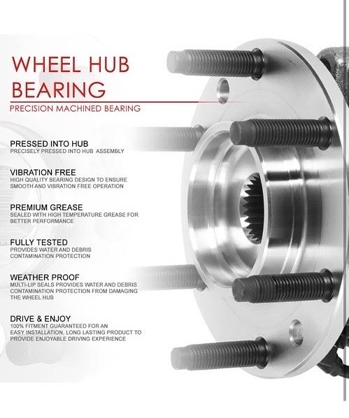 2003-2006 EXPEDITION/NAVIGATOR REAR WHEEL BEARING HUB ASSEMBLY W/ABS SENSOR