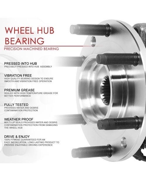 02-07 SATURN VUE /2005 EQUINOX /2006 TORRENT FRONT WHEEL BEARING HUB ASSEMBLY