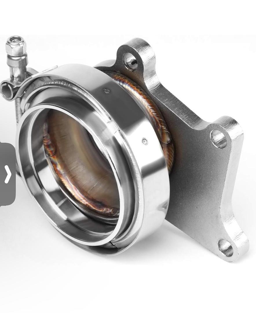 T04E T3/T4 TURBO 5-BOLT FLANGE TO 3"ID V-BAND CONVERSION ADAPTER KIT
