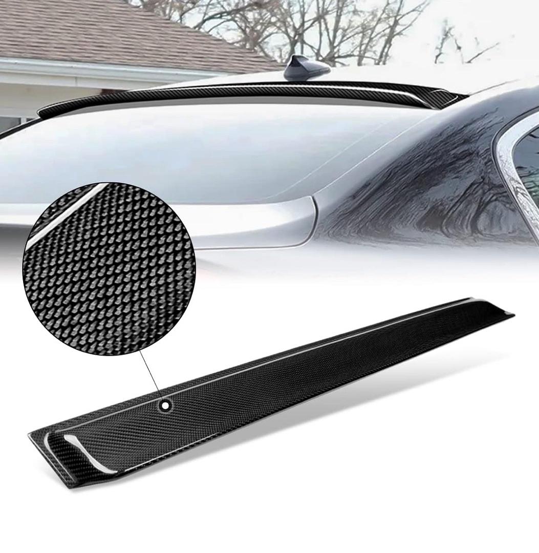 07-08 INFINITI G35 / 09-13 G37 / 11-12 G25 SEDAN BLACK CARBON FIBER REAR WINDOW ROOF VISOR SPOILER