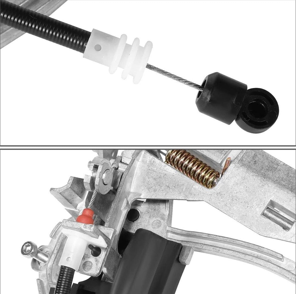 00-06 BMW X5 FRONT LEFT SIDE OUTER DOOR HANDLE BASE WITH CABLE