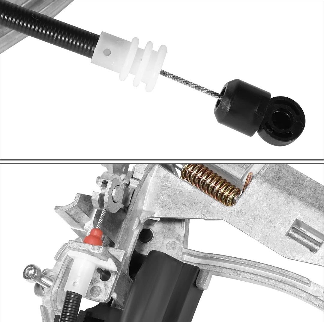 00-06 BMW X5 FRONT LEFT SIDE OUTER DOOR HANDLE BASE WITH CABLE