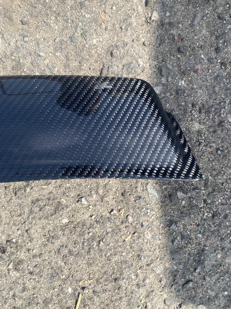 2008-2014 MERCEDES C-CLASS SEDAN MODELS BLACK CARBON FIBER REAR TRUNK LID SPOILER