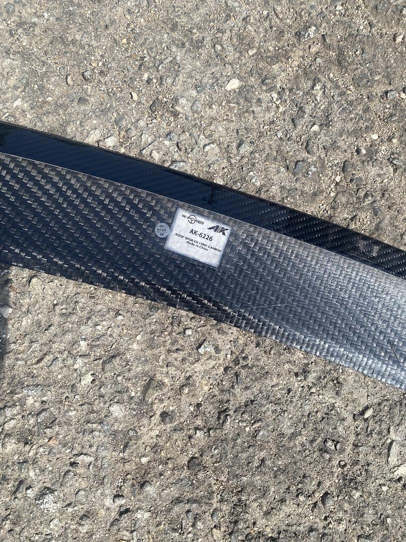 2008-2014 MERCEDES C-CLASS SEDAN MODELS BLACK CARBON FIBER REAR TRUNK LID SPOILER