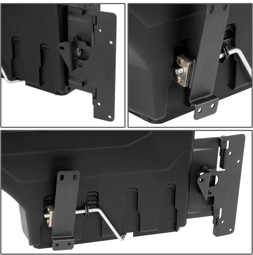 FOR 2005 TO 2019 TOYOTA TACOMA DRIVER LEFT SIDE TRUCK BED STORAGE CASE WHEEL WELL TOOL LOCKABLE BOX