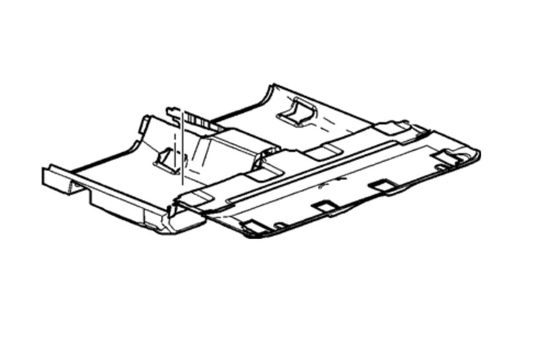 20815660 | GM Carpet Assembly, Rear Floor Panel Light Ttnum 09 cadillac dts