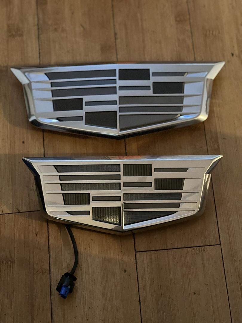 Misc#46 2021-2024 escalade cadillac monochrome emblem set