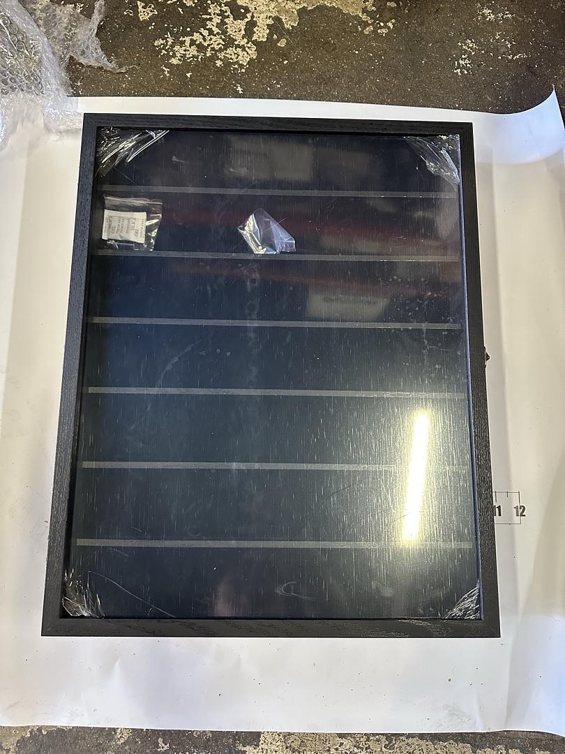 16X20 WOODEN SHADOW BOX FRAME WITH REMOVABLE SHELVES DEEP DISPLAY CASE