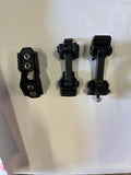 HOOD LATCHES , ORIGINAL FACTORY FIT FOR 07-17 JEEP WRANGLER JK UNLIMITED RUBICON SAHARA SPORTS ACCESSORIES BLACK