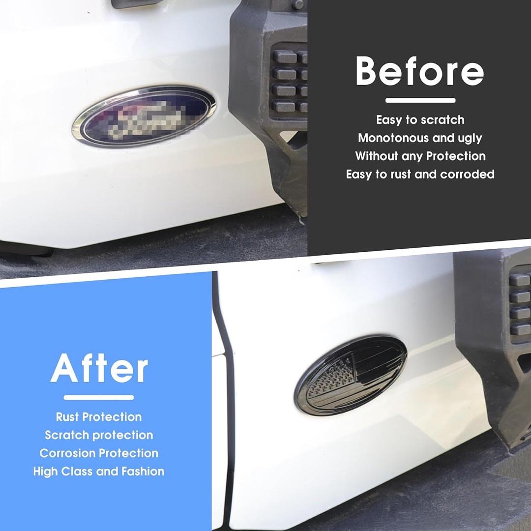 WND9- TAILGATE EMBLEM COVER DECORATION OVERLAY ACCESSORIES FOR FORD BRONCO & FORD BRONCO SPORT 21-23