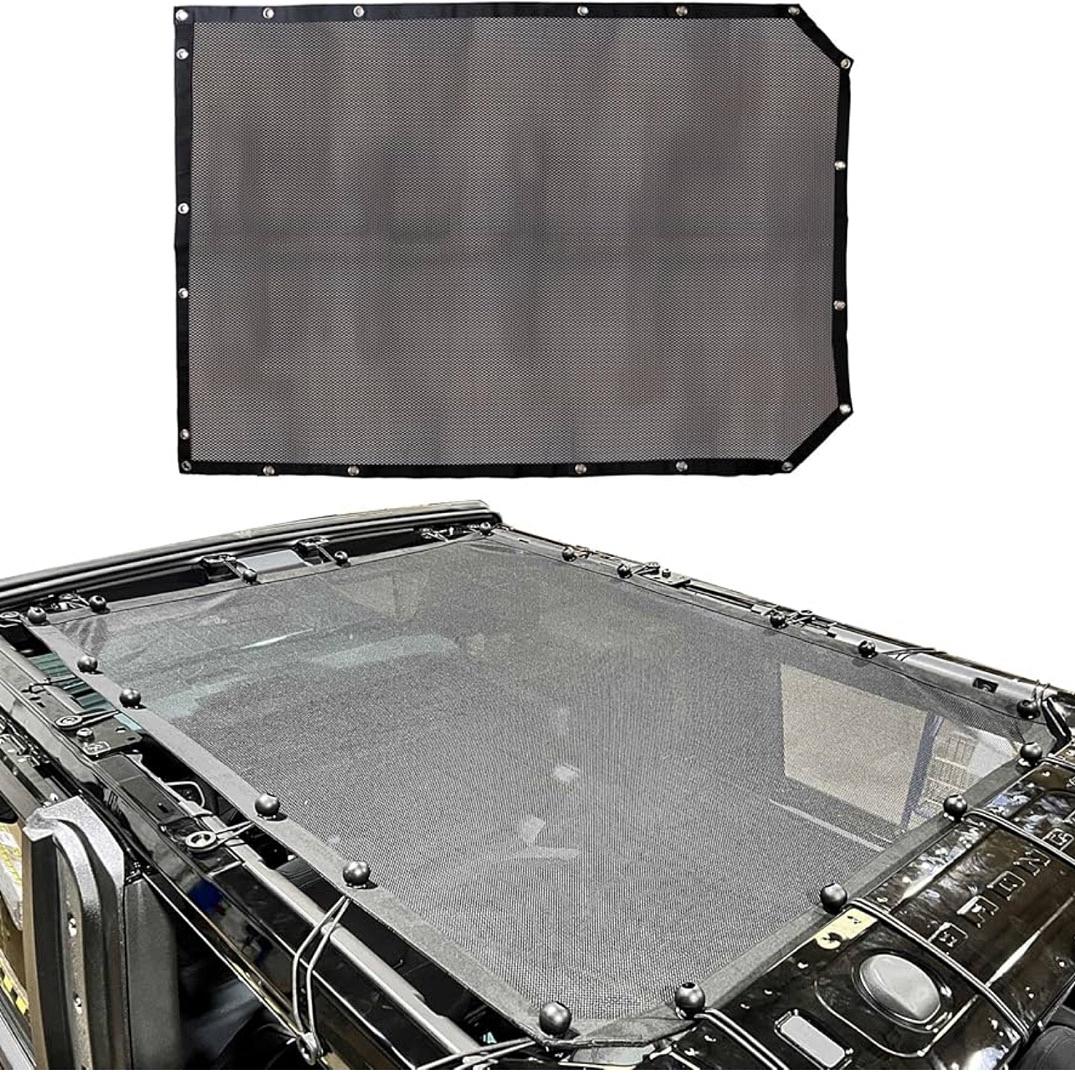 FEUF - SUNSHADE FOR FORD BRONCO ACCESSORIES 21-24 2DR ONLY FRONT MESH SHADE TOP COVER