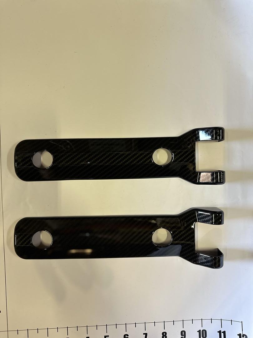 REAR DOOR TAILGATE HINGE COVER TRIM EXTERIOR ACCESSORIES DECORATION 21-24 FORD BRONCO 2DR/4DR SPARE TIRE BRACKET COVER 2 PIECE