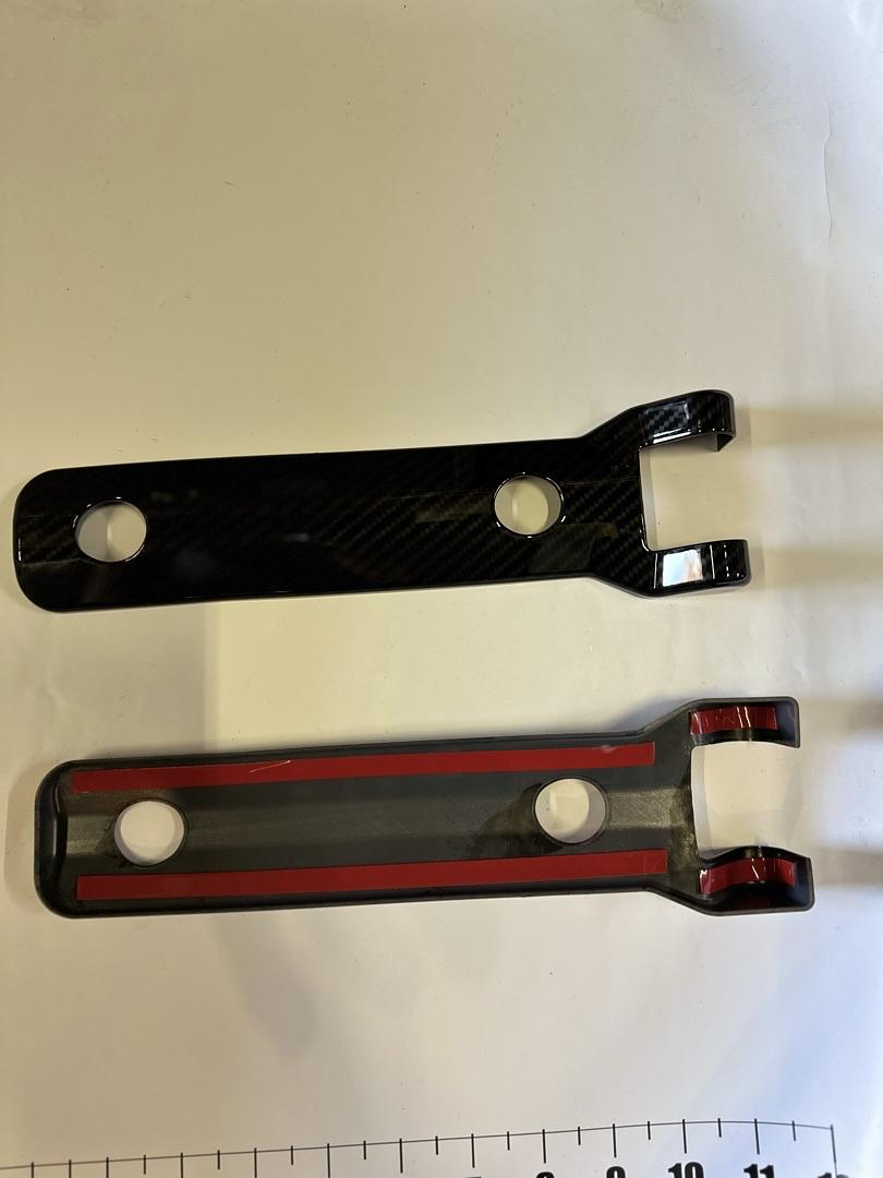 REAR DOOR TAILGATE HINGE COVER TRIM EXTERIOR ACCESSORIES DECORATION 21-24 FORD BRONCO 2DR/4DR SPARE TIRE BRACKET COVER 2 PIECE