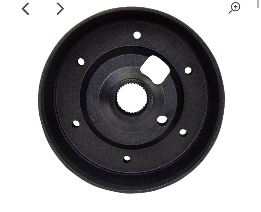 NRG INNOVATIONS RACING STYLE STEERING WHEEL QUICK RELEASE SHORT HUB ADAPTER, 6 X 70MM BOLT PATTERN, BLACK BODY