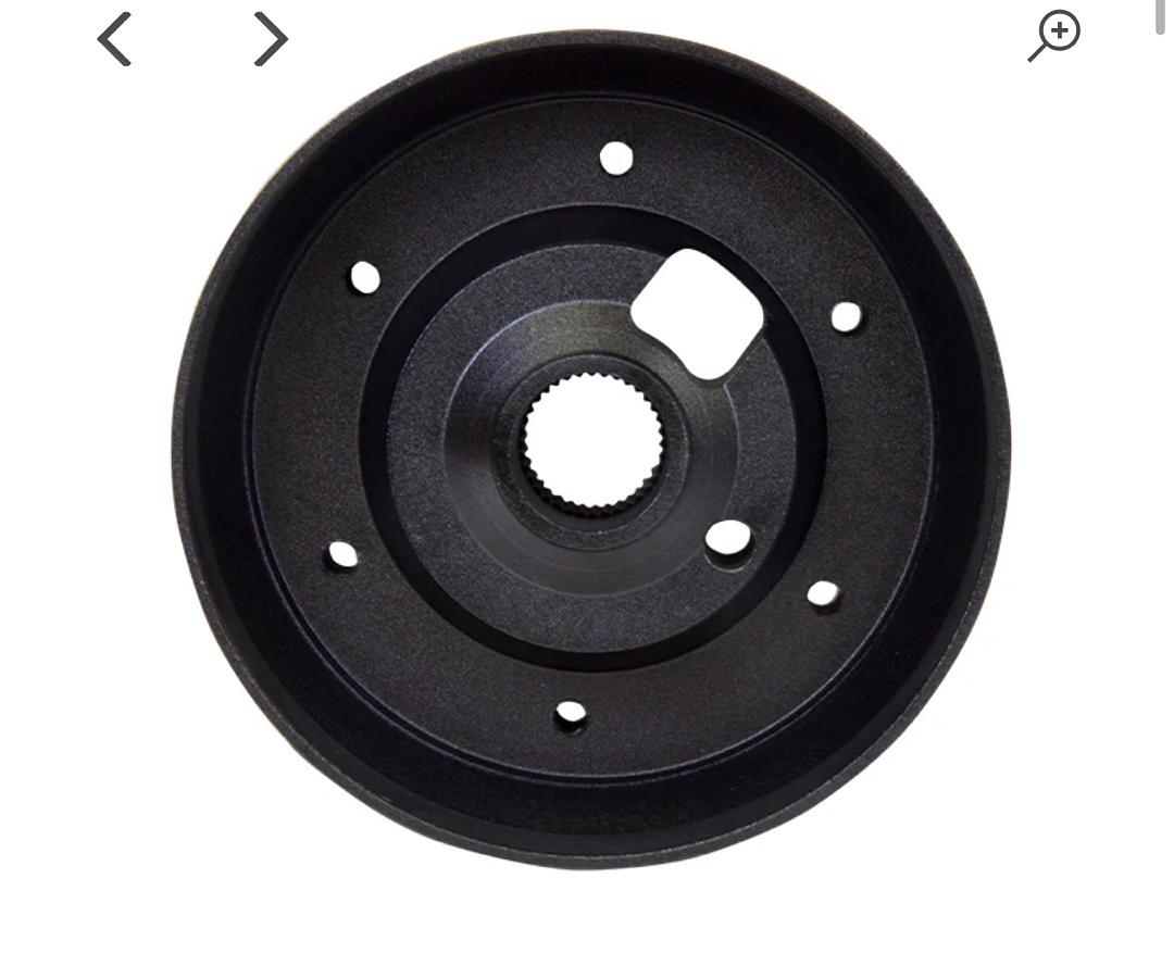 NRG INNOVATIONS RACING STYLE STEERING WHEEL QUICK RELEASE SHORT HUB ADAPTER, 6 X 70MM BOLT PATTERN, BLACK BODY