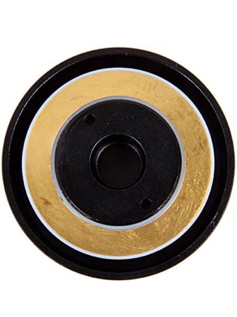 RACING STYLE STEERING WHEEL QUICK RELEASE SHORT HUB ADAPTER, 6 X 70MM BOLT PATTERN, BLACK BODY