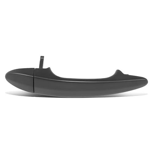 FRONT PASSENGER SIDE OUTER DOOR HANDLE COMPATIBLE WITH 04-10 BMW X3, W/O KEY HOLE, BLACK,
