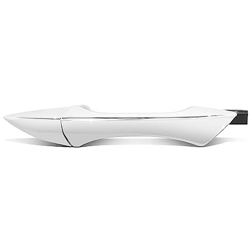 FRONT RIGHT OUTER DOOR HANDLE COMPATIBLE WITH 09-14 ACURA TSX W/O KEYHOLE, CHROME,