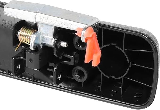 FRONT/REAR RIGHT SIDE DOOR PULL HANDLE COMPATIBLE WITH 2010 DODGE RAM 1500/2500 / 3500 PICKUP, 11-12 RAM 1500/2500 / 3500 2011-2022, W/O KEYHOLE W/O SMART KEY , BLACK