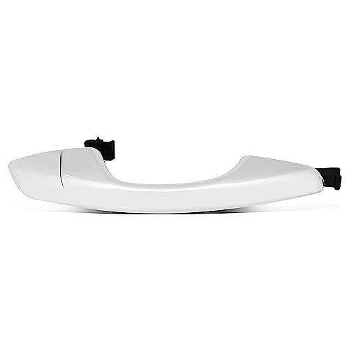 FRONT RIGHT OUTER DOOR HANDLE COMPATIBLE WITH 16-21 HYUNDAI TUCSON, W/O KEYHOLE, CHROME,