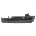 FRONT LEFT OUTER DOOR HANDLE COMPATIBLE WITH 06-11 HYUNDAI ACCENT, W/O KEYHOLE, BLACK,