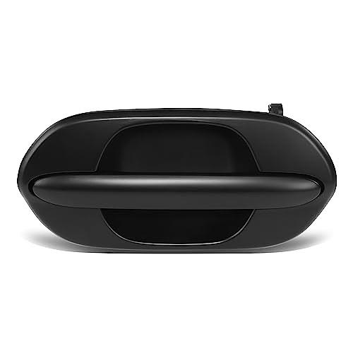 REAR LEFT OUTER DOOR HANDLE COMPATIBLE WITH 99-04 HONDA ODYSSEY, BLACK,