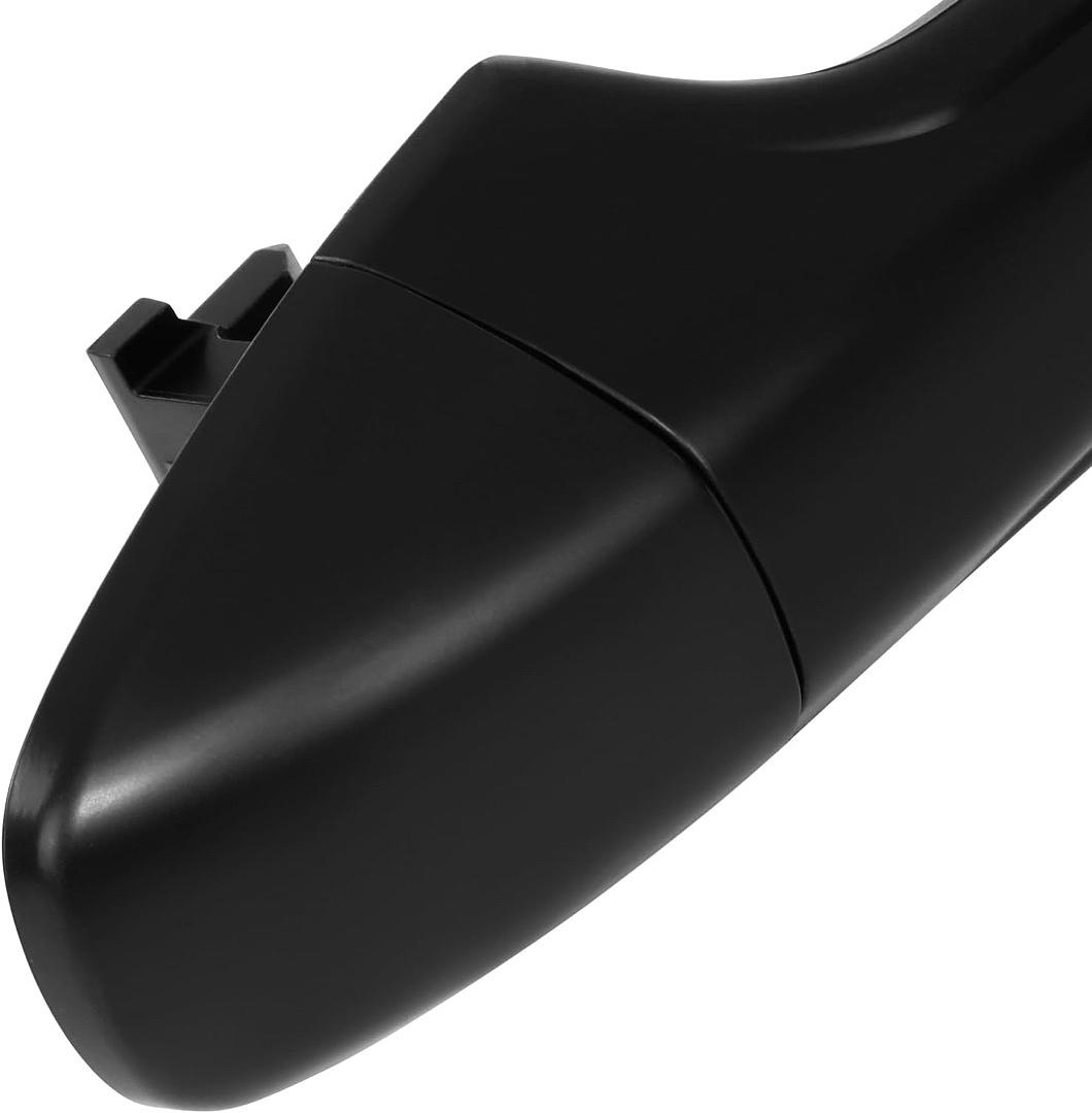 REAR DRIVER, PASSENGER OUTER DOOR HANDLE COMPATIBLE WITH 13-18 TOYOTA RAV4, BLACK,