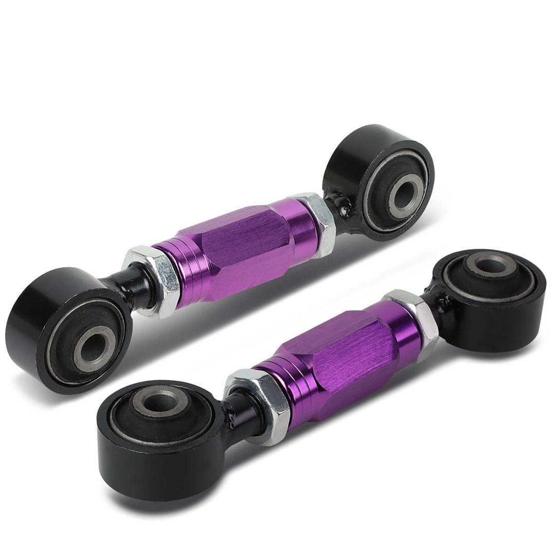 88-00 HONDA CIVIC 90-01 ACURA INTEGRA 88-91 HONDA CRX 93-97 HONDA DEL SOL 97-01 HONDA CR-V ALUMINUM REAR LOWER TOE CONTROL ARM PURPLE