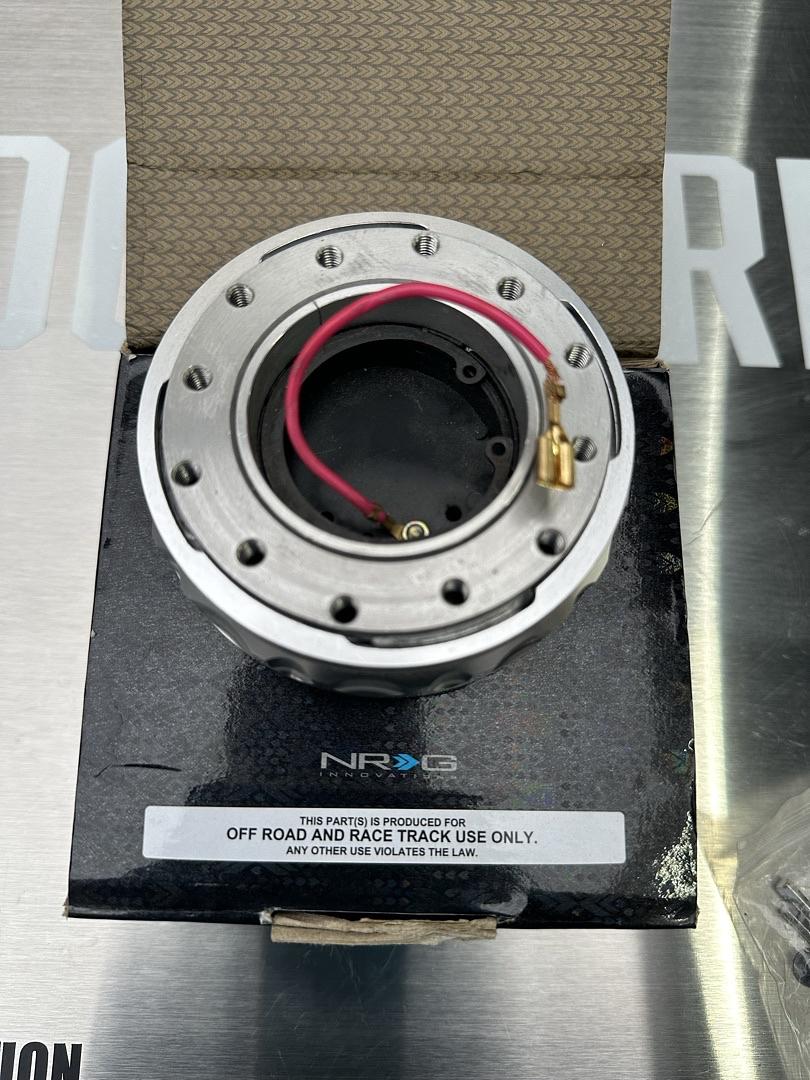 NRG STEERING WHEEL QUICK RELEASE THIN VERSION BLACK
