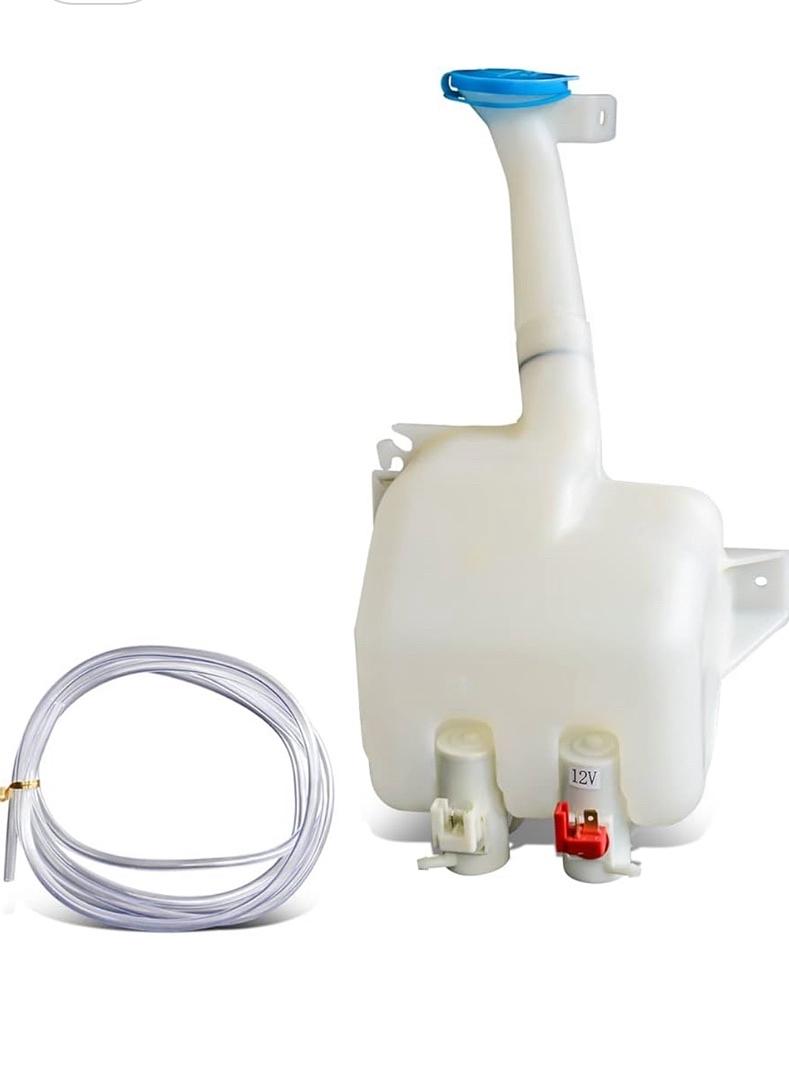 WW#2 OEM-WT-HO1288139 07-08 HONDA FIT FACTORY STYLE CAR WINDSHIELD WASHER FLUID RESERVOIR W/CAP TUBE & FLUID PUMP