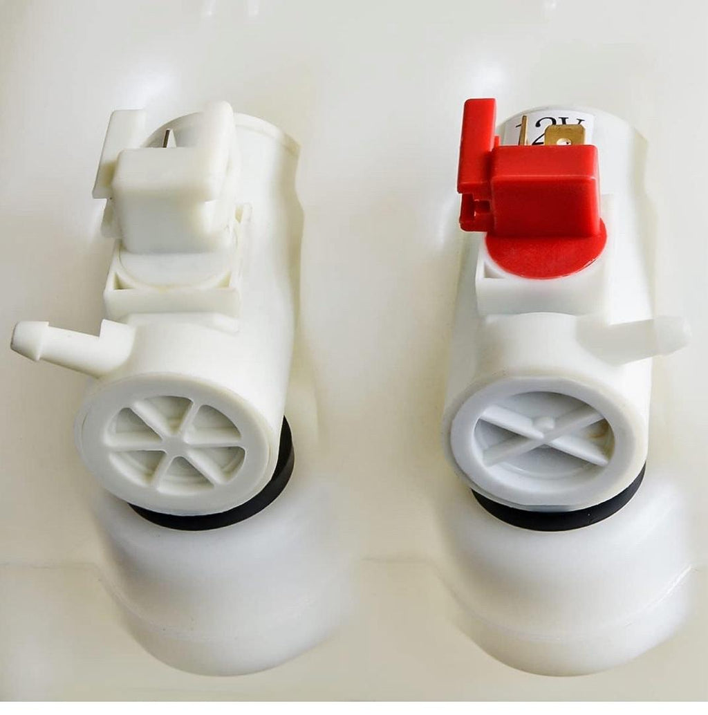 WW#2 OEM-WT-HO1288139 07-08 HONDA FIT FACTORY STYLE CAR WINDSHIELD WASHER FLUID RESERVOIR W/CAP TUBE & FLUID PUMP