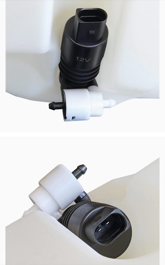 WW#27 OEM-WT-VW1288112 FACTORY STYLE WINDSHIELD WASHER FLUID RESERVOIR W/PUMP & CAP COMPATIBLE WITH 1999-2010 GOLF / 2001 JETTA