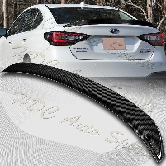 15-20 SUBARU LEGACY STP-STYLE REAL CARBON FIBER REAR TRUNK SPOILER WING