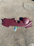 04-08 ACURA TL RED MOLDED DASH CAP COVER BEZEL OVERLAY
