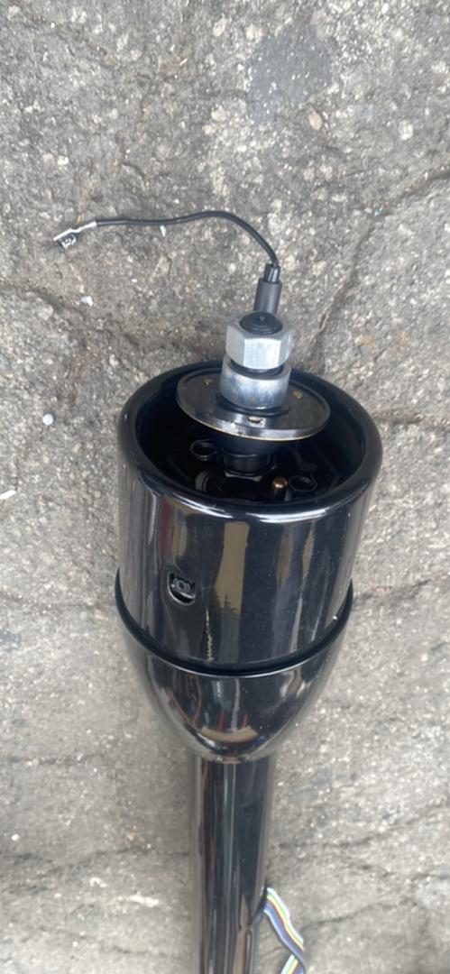 55-59 CHEVY GM MANUAL MT FLOOR SHIFT 28" LENGTH STEERING COLUMN - STAINLESS STEEL