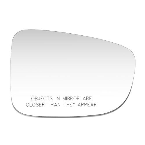 FLAT SIDE MIRROR GLASS PASSENGER RIGHT COMPATIBLE WITH MAZDA 3 6 2017-2018, WITH HEATED GLASS WITHOUT BLIND SPOT JAPAN BUILT, OEM-MG-0838, MA1325125