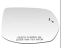FLAT SIDE MIRROR GLASS PASSENGER RIGHT COMPATIBLE WITH HONDA CRV 2018-2024, WITH HEATED GLASS WITH BLIND SPOT