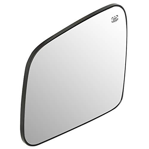 68092051AB FACTORY STYLE LEFT SIDE MIRROR GLASS W/HEATED COMPATIBLE WITH 2011-2019 DURANGO / 2011-2018 GRAND CHEROKEE